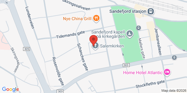 Map displaying event location