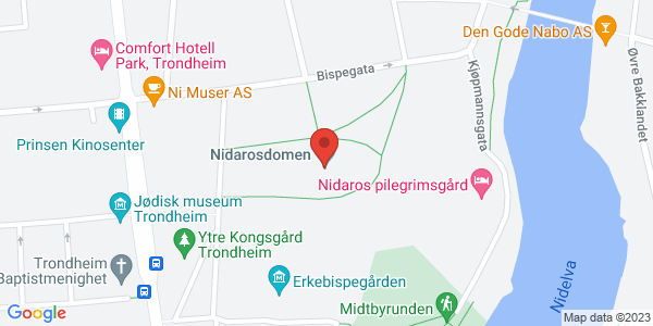 Map displaying event location