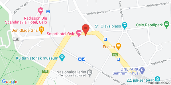 Map displaying event location