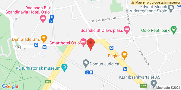 Map displaying event location
