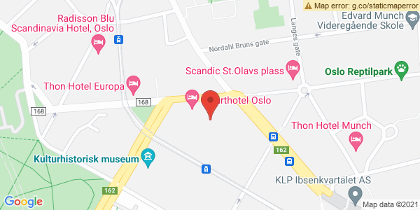 Map displaying event location