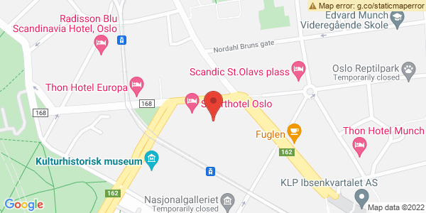 Map displaying event location