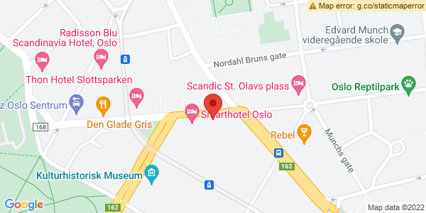 Map displaying event location