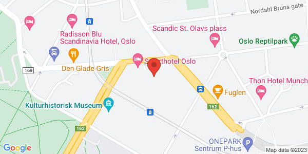 Map displaying event location