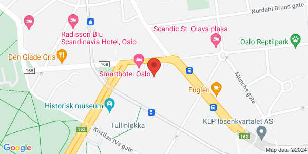 Map displaying event location