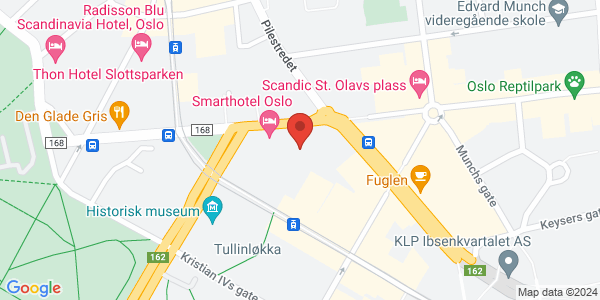 Map displaying event location