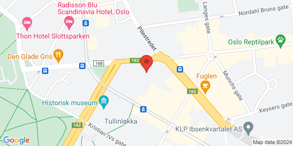Map displaying event location