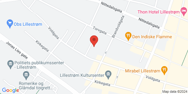 Map displaying event location