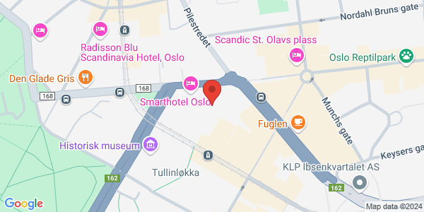 Map displaying event location