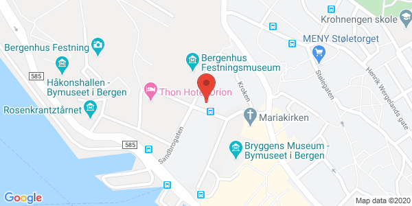 Map displaying event location