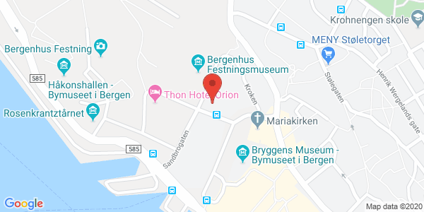 Map displaying event location