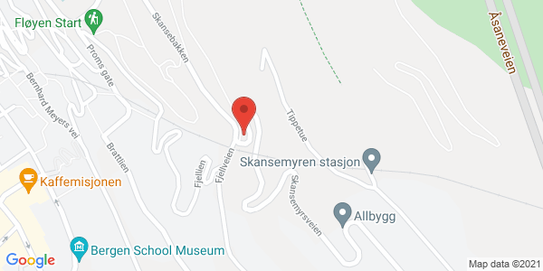 Map displaying event location