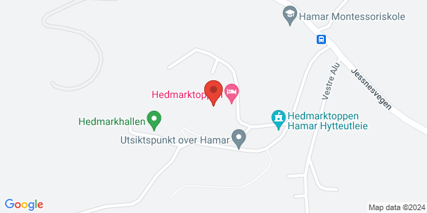 Kart som viser hvor arrangementet foregår
