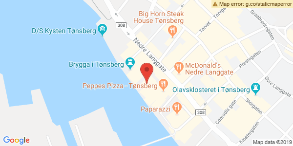Map displaying event location
