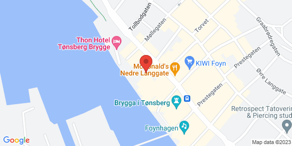 Map displaying event location