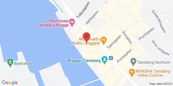 Map displaying event location