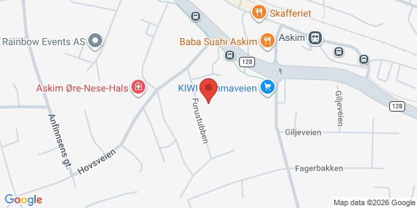 Kart som viser hvor arrangementet foregår