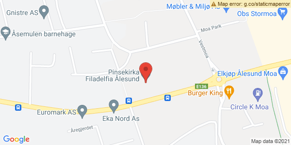 Map displaying event location