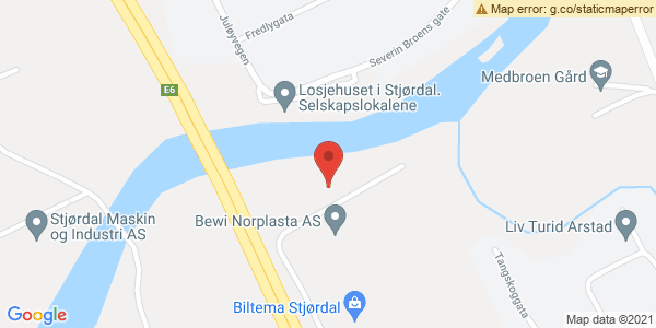 Map displaying event location