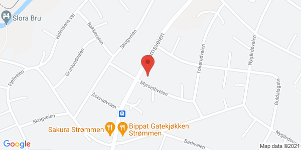 Kart som viser hvor arrangementet foregår