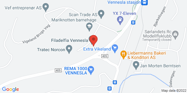 Map displaying event location