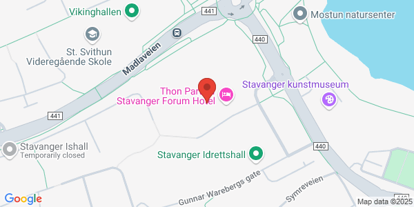 Map displaying event location
