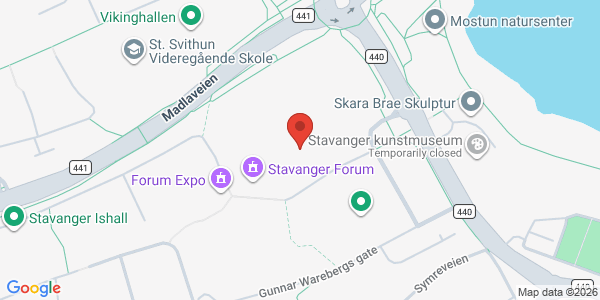 Map displaying event location