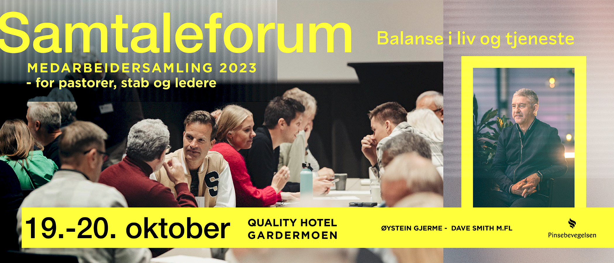 Medarbeidersamling for pastorer, stab og ledere 19.-20. oktober 2023