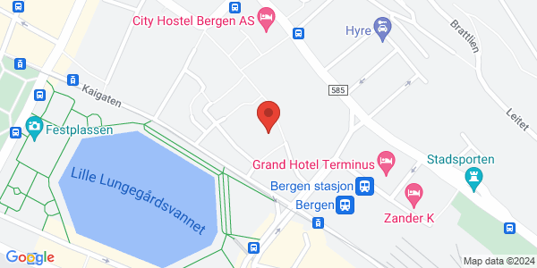 Map displaying event location