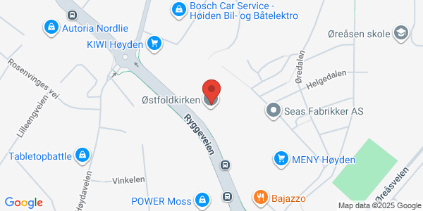 Map displaying event location