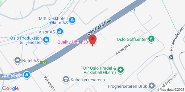 Map displaying event location