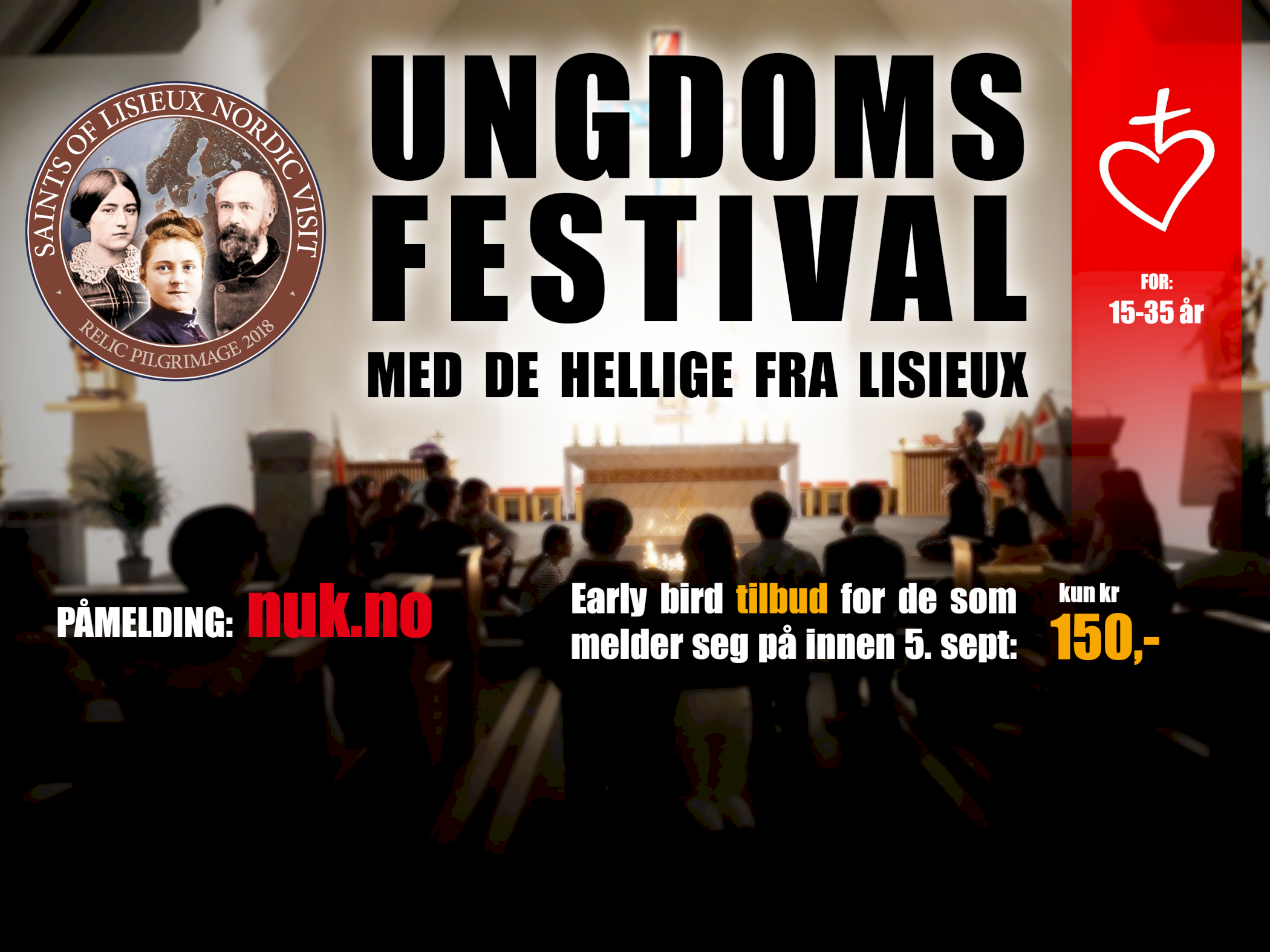 Ungdomsfestival med de hellige fra Lisieux