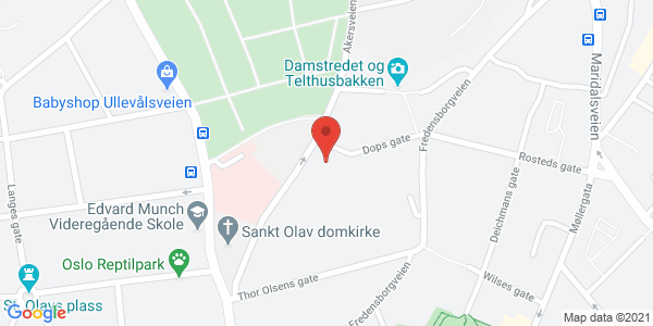 Map displaying event location