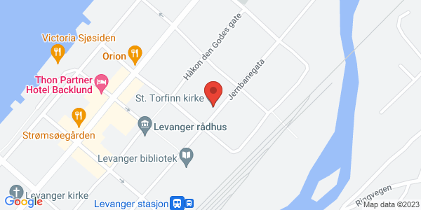 Map displaying event location