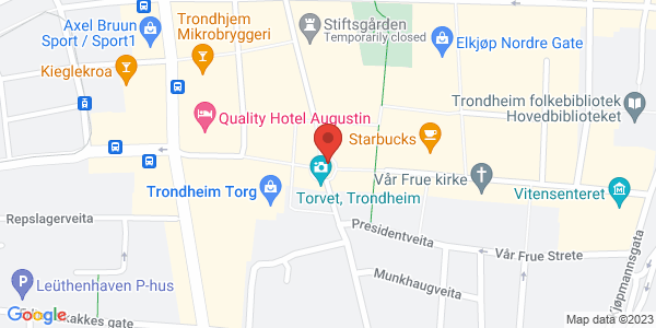 Map displaying event location