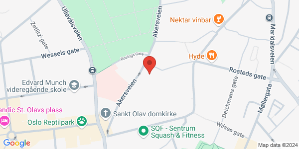 Map displaying event location