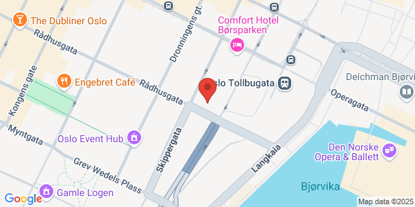 Map displaying event location