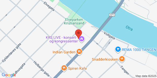 Map displaying event location