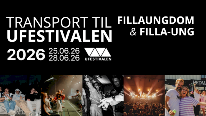 Transport til Ufestivalen 2026 // FillaUngdom & Filla-Ung
