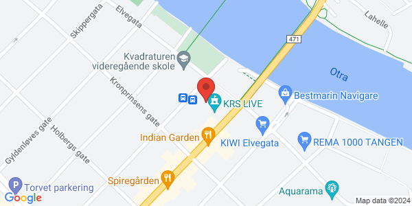 Map displaying event location