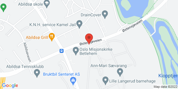 Kart som viser hvor arrangementet foregår