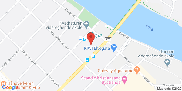 Map displaying event location