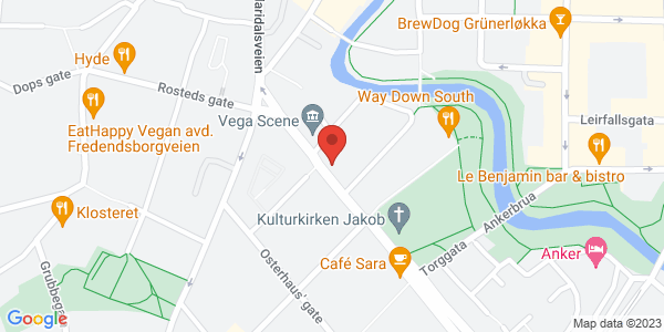 Map displaying event location