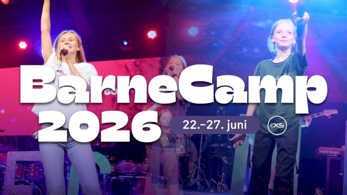 BarneCamp 22. juni - 27. juni 2026, Romerikskirken på Kjeller