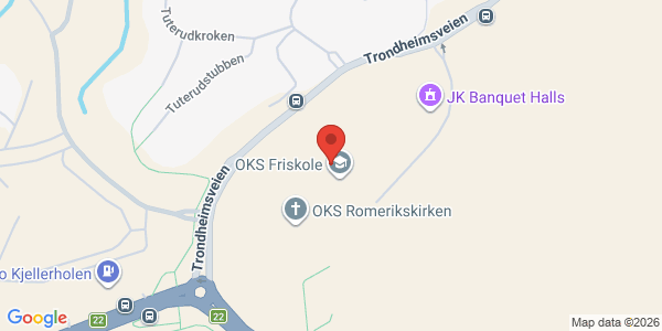 Kart som viser hvor arrangementet foregår