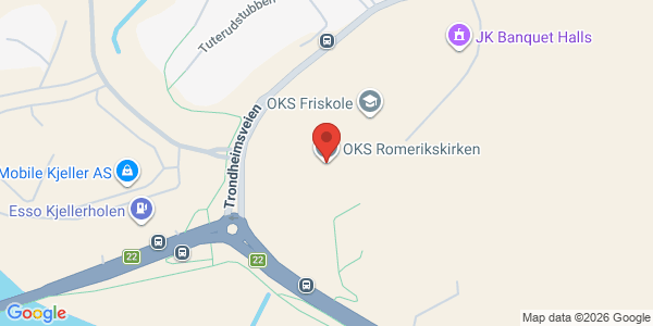 Kart som viser hvor arrangementet foregår