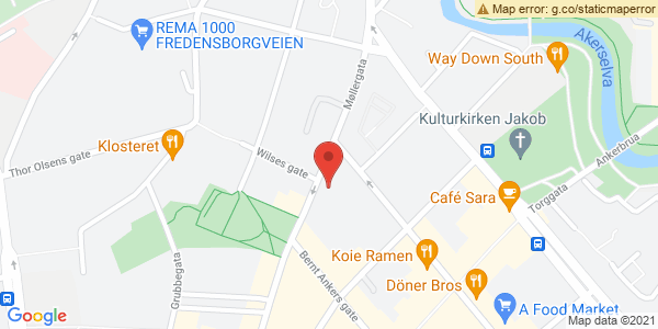 Map displaying event location