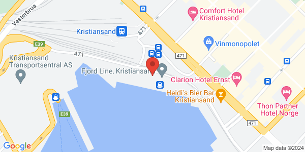 Map displaying event location