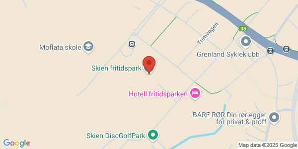 Map displaying event location