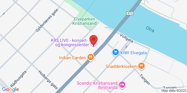 Map displaying event location
